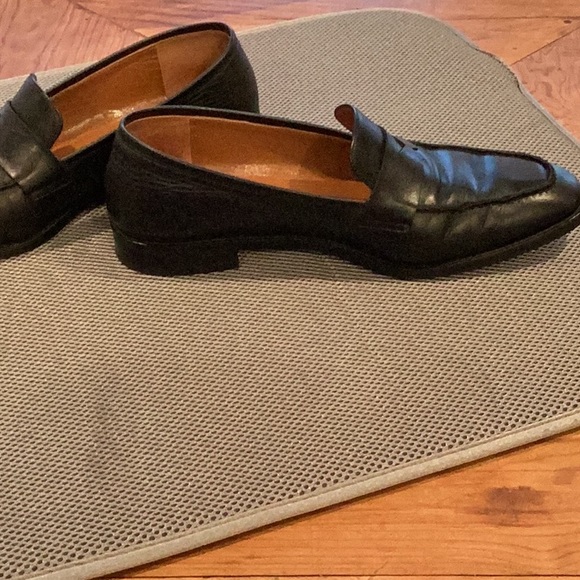 Classic Black Leather Loafers from Aquatalia - Picture 4 of 8